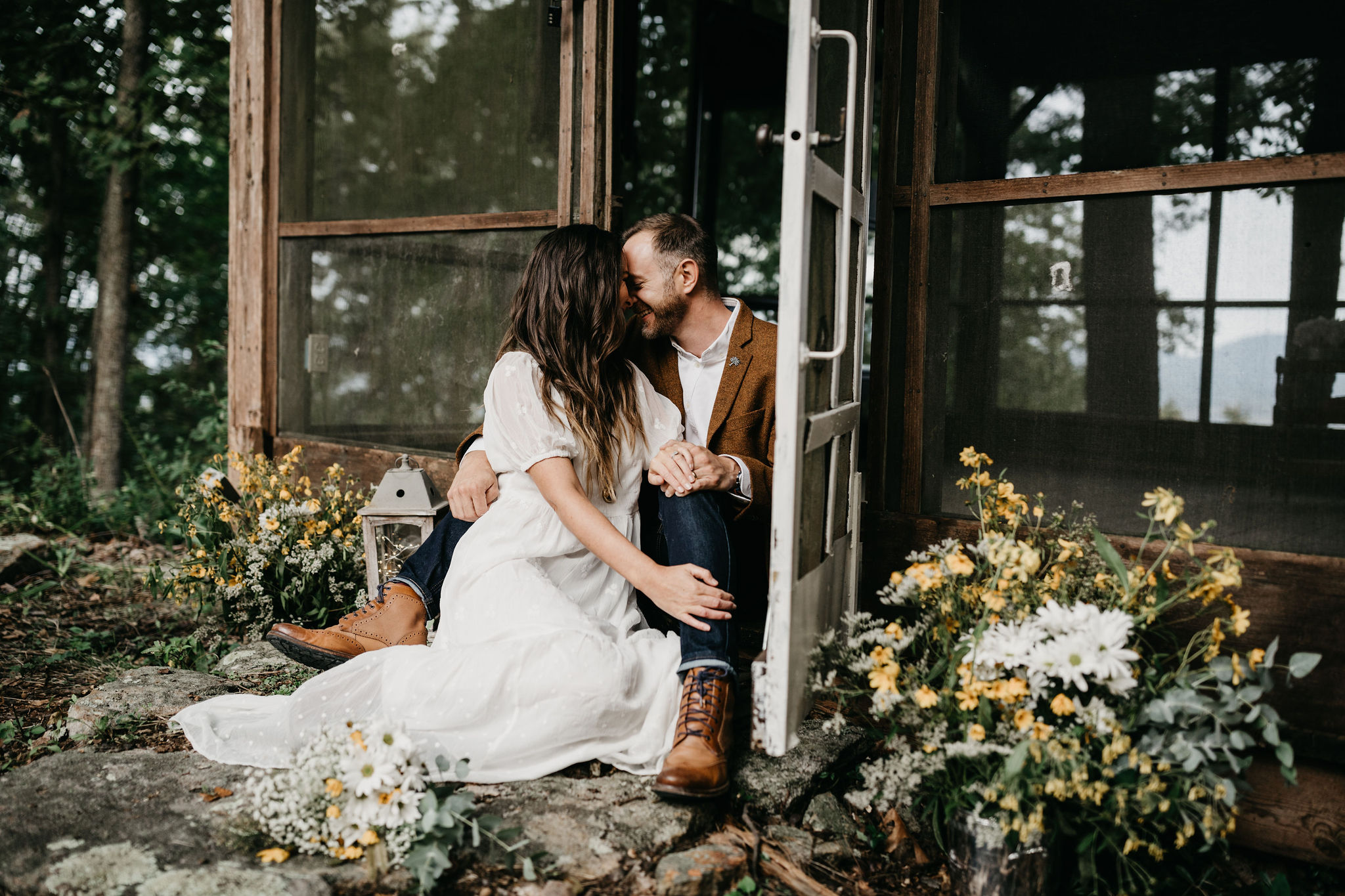 Couple kissing
