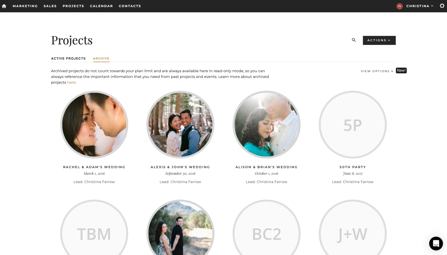 Archived projects