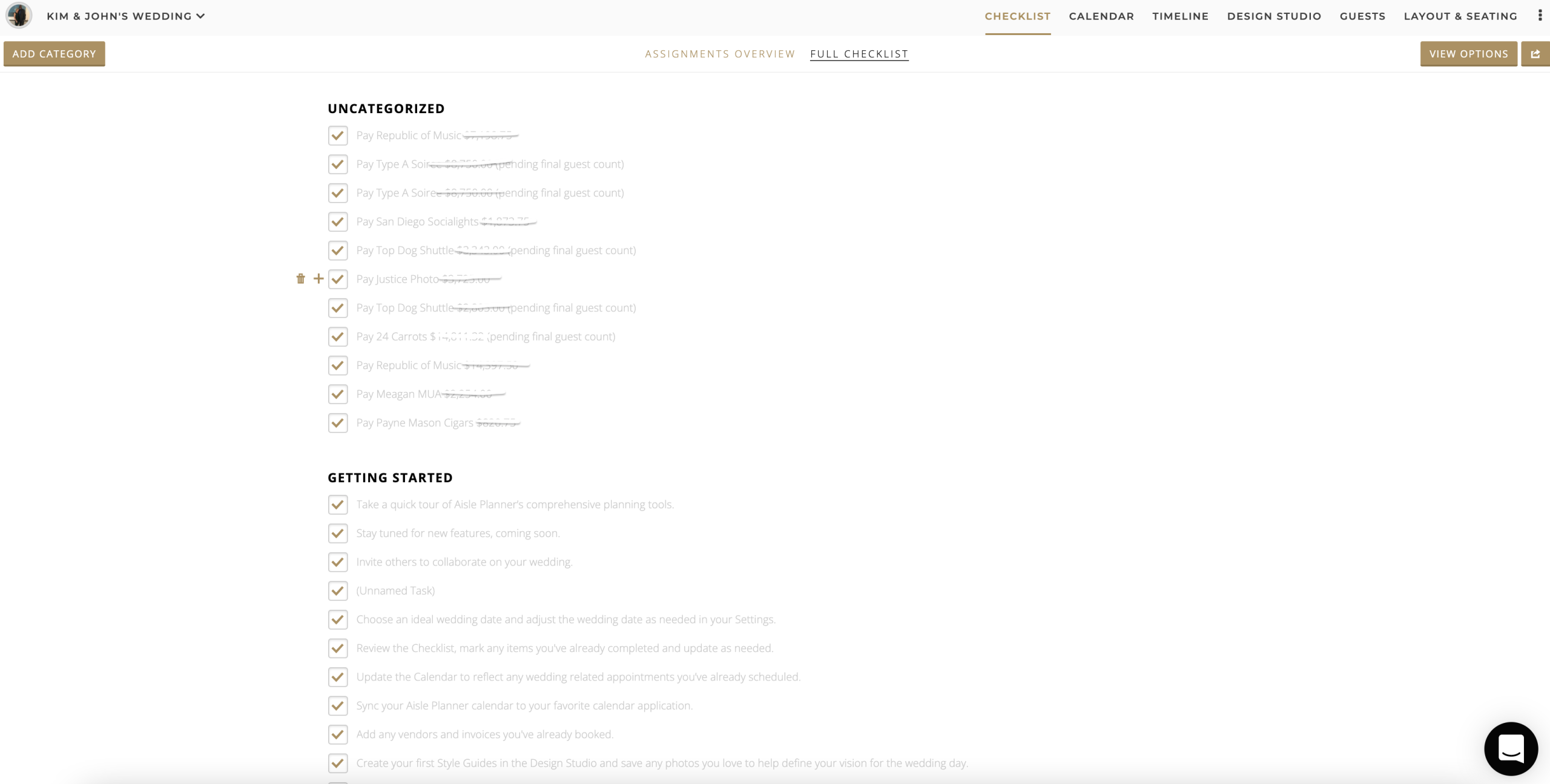 Ap Checklist