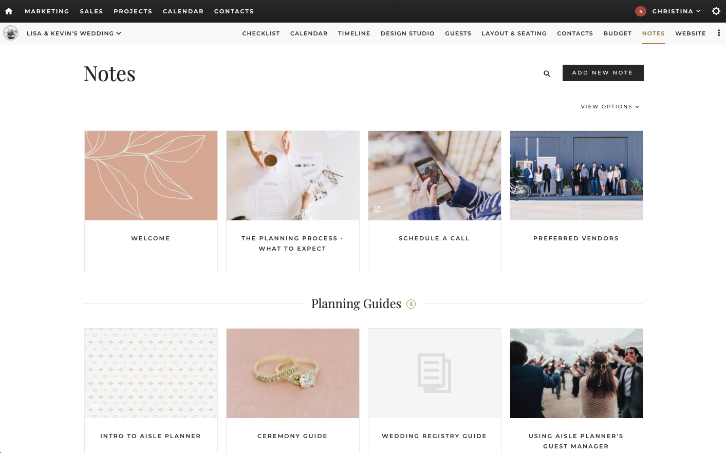 Grid view