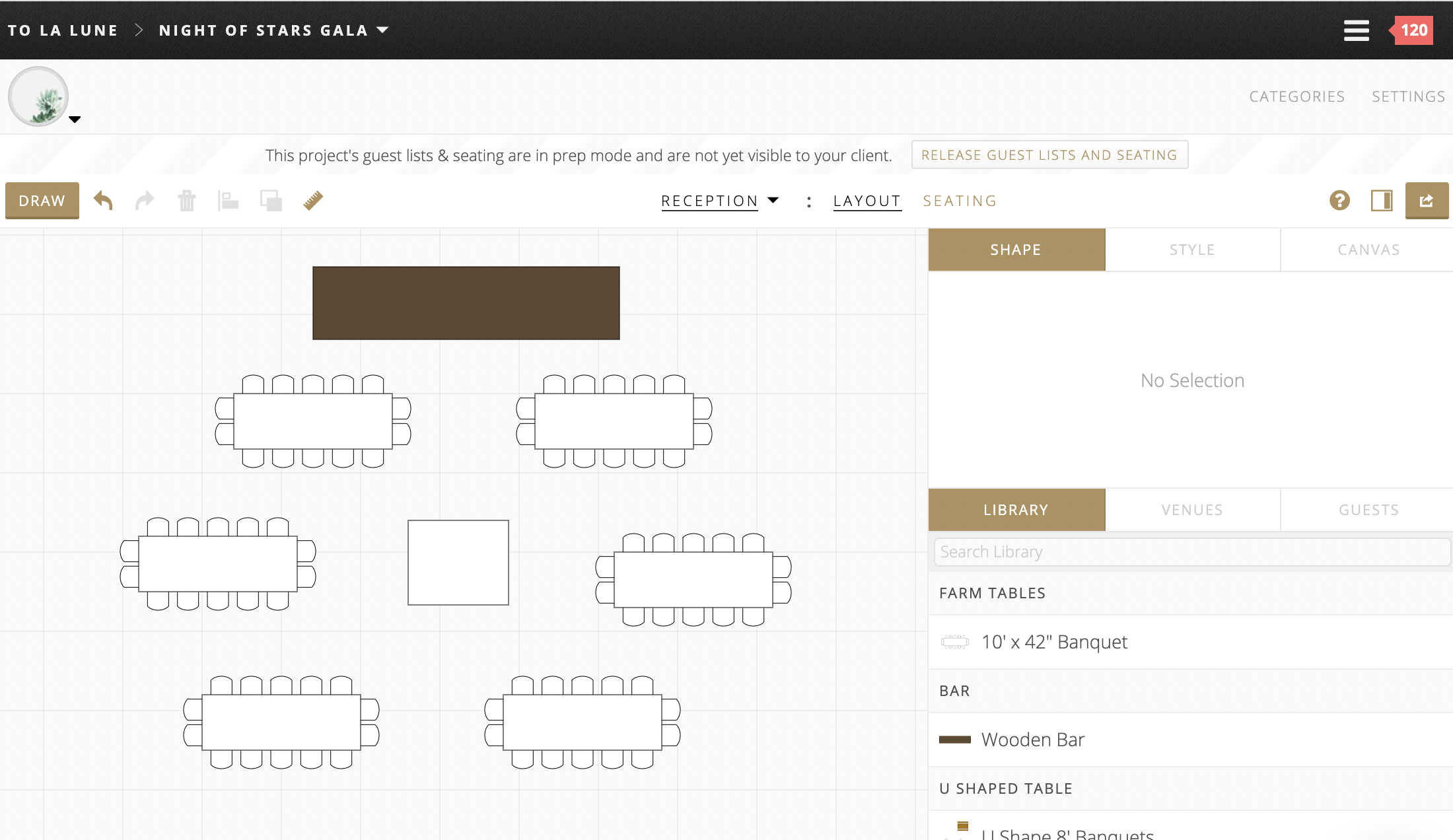 Layout screenshot