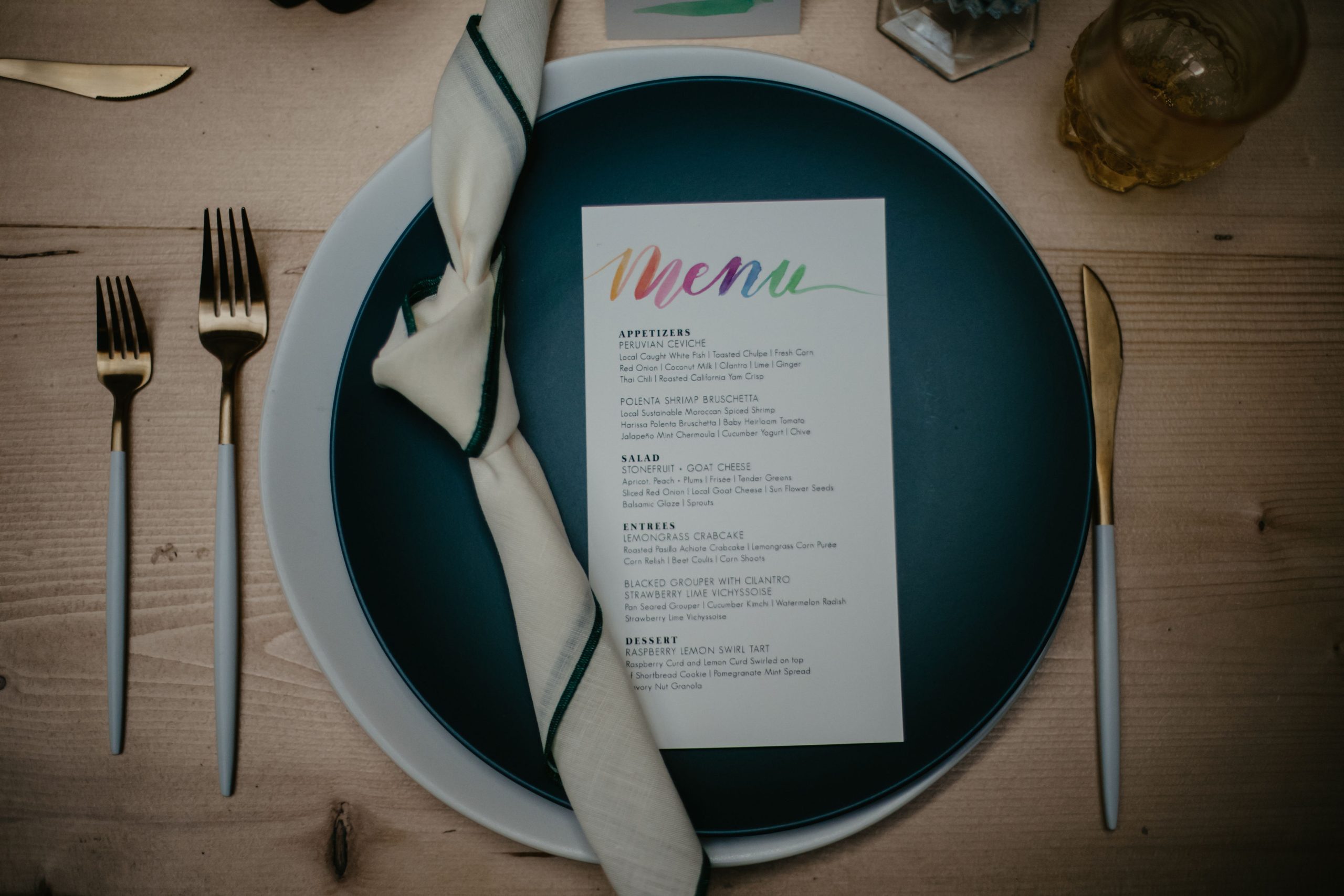 Rainbow Menu
