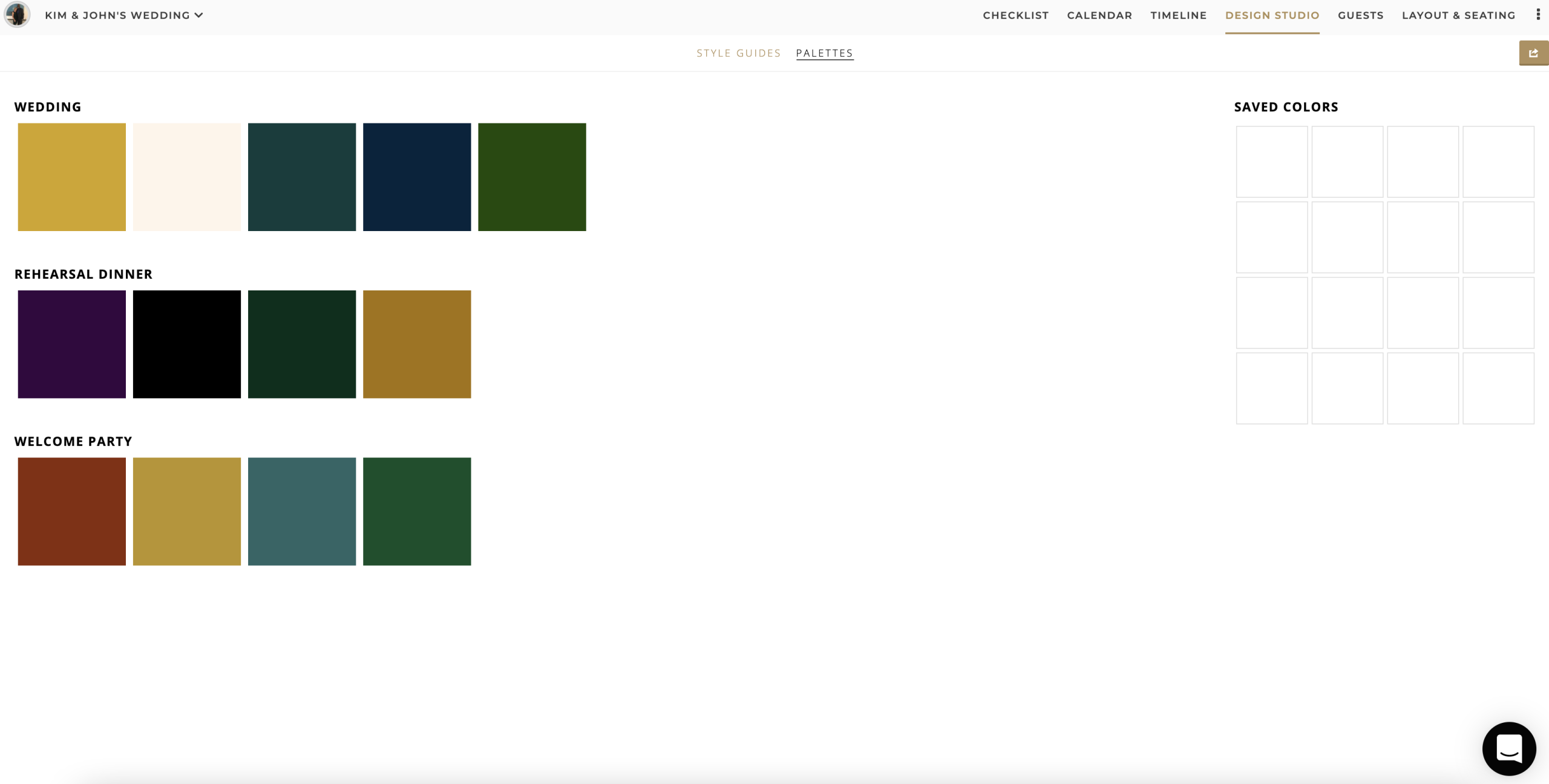 color palette