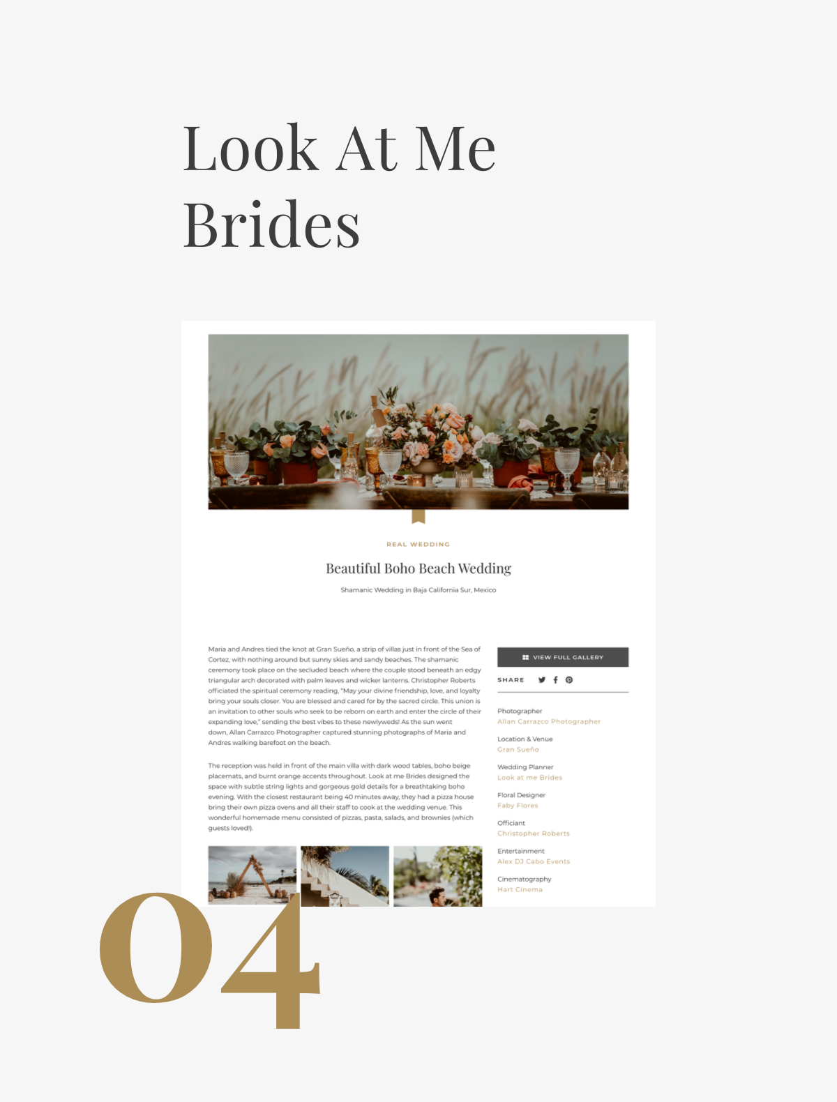 Look at me Brides